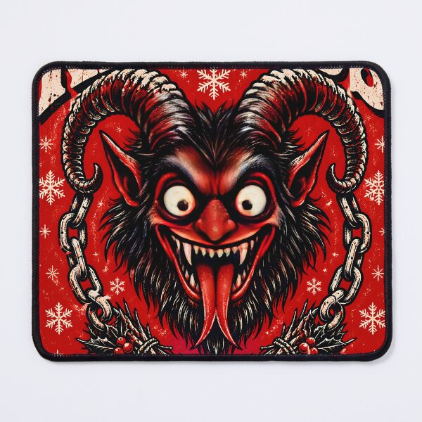 Item preview, Krampus Winter Camp Vintage Christmas Horror Art designed and sold by Pure Craft.