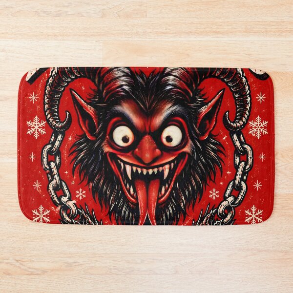 Item preview, Krampus Winter Camp Vintage Christmas Horror Art designed and sold by Pure Craft.