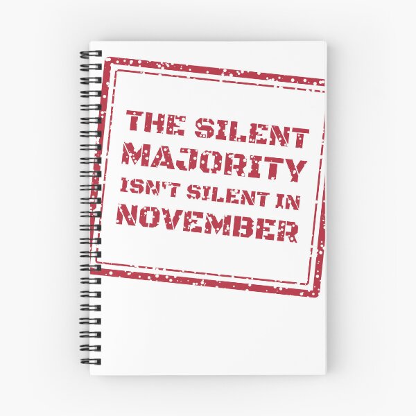 Item preview, Silent Majority Speaks In November designed and sold by Eagle Eye Roll.