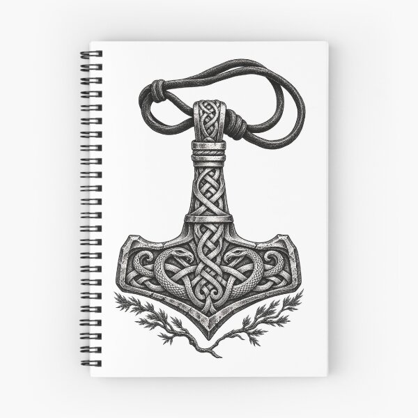 Item preview, Storm Hammer - Mjolnir Ink Style Knotwork designed and sold by AcruxUltra.