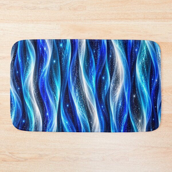 Item preview, Arctic Blue Aurora – Icy Celestial Wave Pattern designed and sold by HO•Designs.