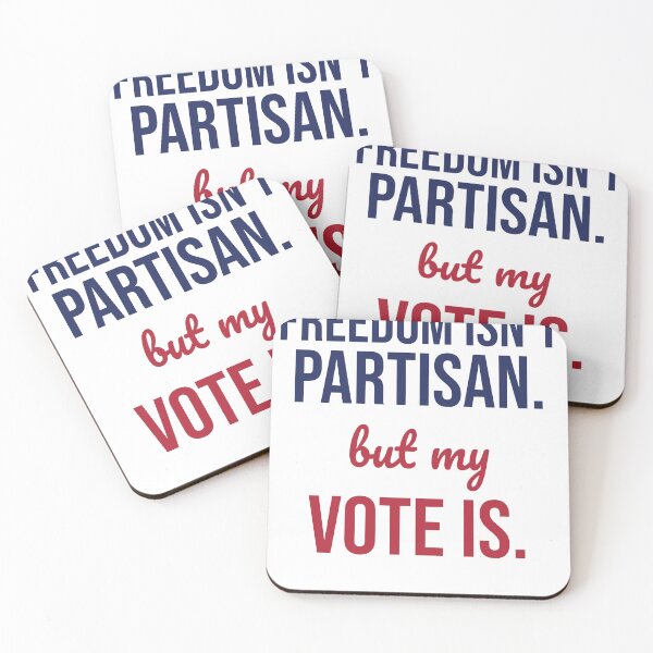 Item preview, Freedom Isn't Partisan designed and sold by Eagle Eye Roll.