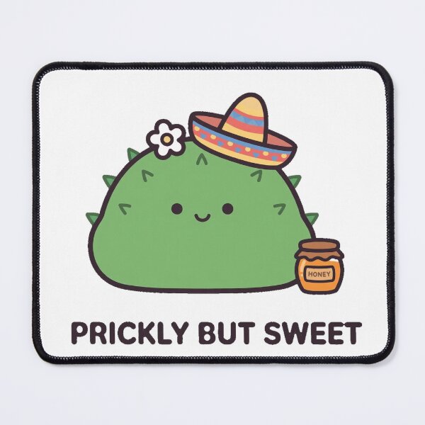 Item preview, Cute Chibi Cactus Flower Prickly But Sweet Succulent Sticker designed and sold by xiaoxiaochibi.