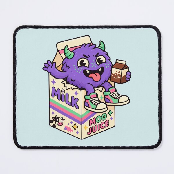 Item preview, Cute Milk Monster | Kawaii Purple Monster Milk Lover designed and sold by MrDev.