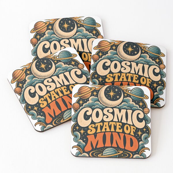 Item preview, Cosmic State of Mind Retro Celestial Design designed and sold by DREAM STROKES.