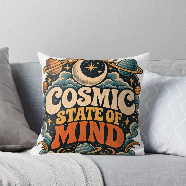 Item preview, Cosmic State of Mind Retro Celestial Design designed and sold by DREAM STROKES.