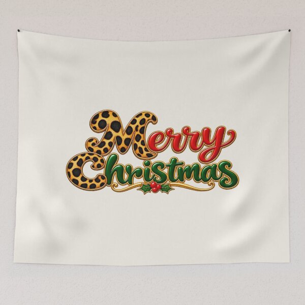 Item preview, Leopard M C Christmas Graphic designed and sold by annenambiro.