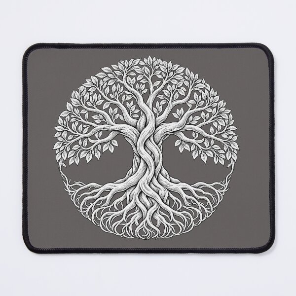 Item preview, Yggdrasil World Tree - Norse Ink Style Illustration designed and sold by AcruxUltra.