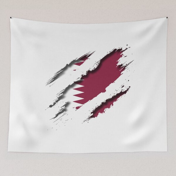 Item preview, Qatar "Tearing A New One" designed and sold by BlackCheetah.