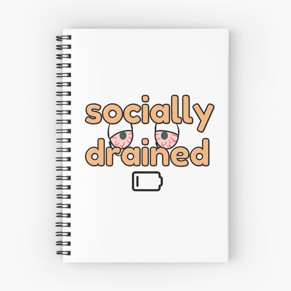 Item preview, social battery 1 % for exhausted  designed and sold by simonrice14.