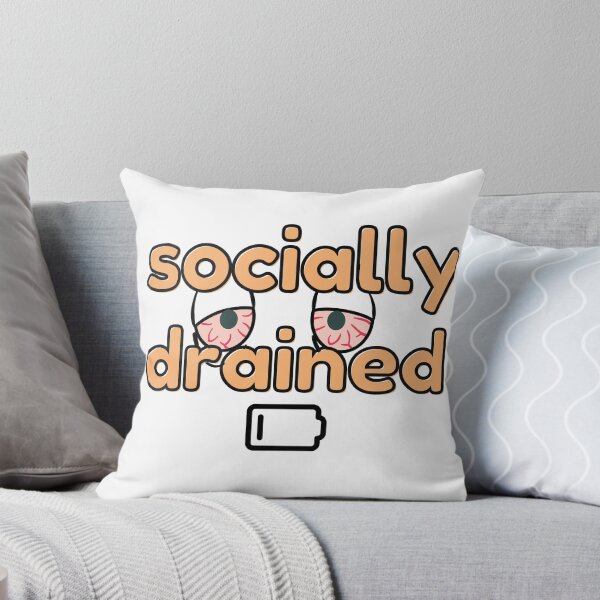 Item preview, social battery 1 % for exhausted  designed and sold by simonrice14.