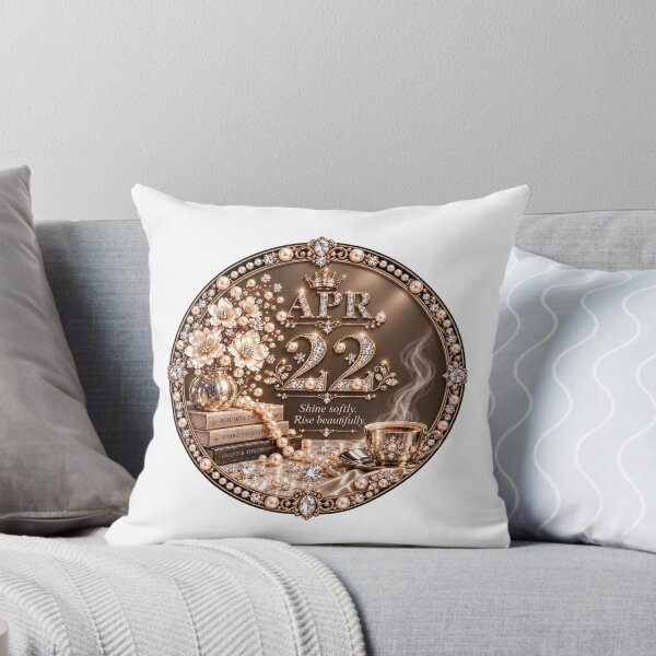 Item preview, April 22 Birthday Pearl Coffee Design | Elegant Luxury Gift designed and sold by LunaMoments.