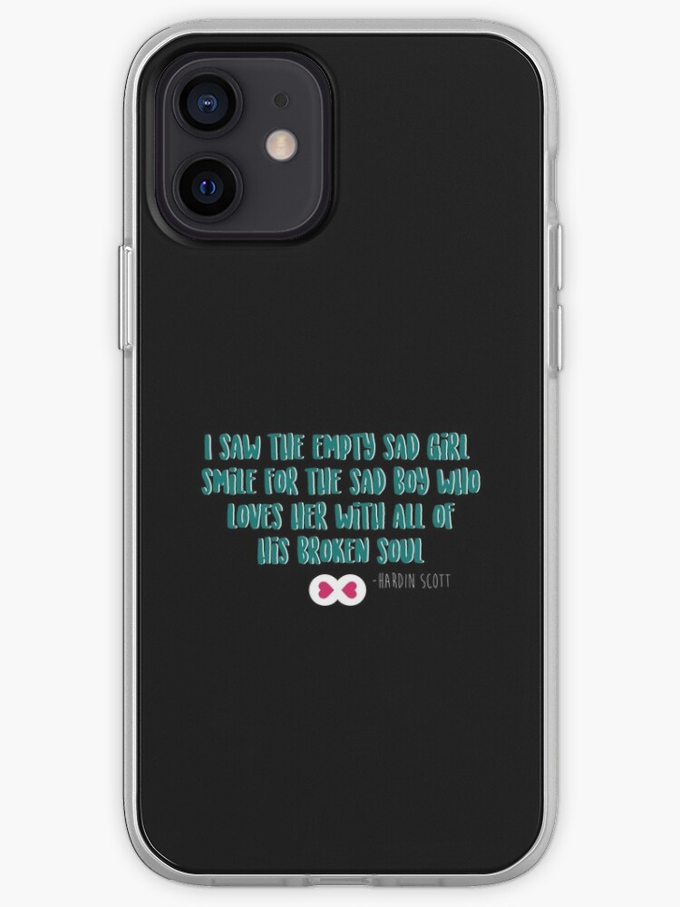 Coque Iphone Citation De Hardin Scott Par Eternallybooked Redbubble