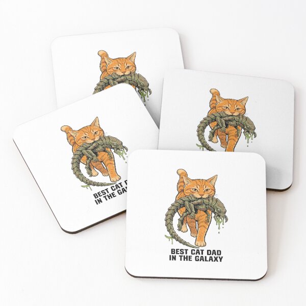 Item preview, best cat dad in the galaxy designed and sold by Designart68.