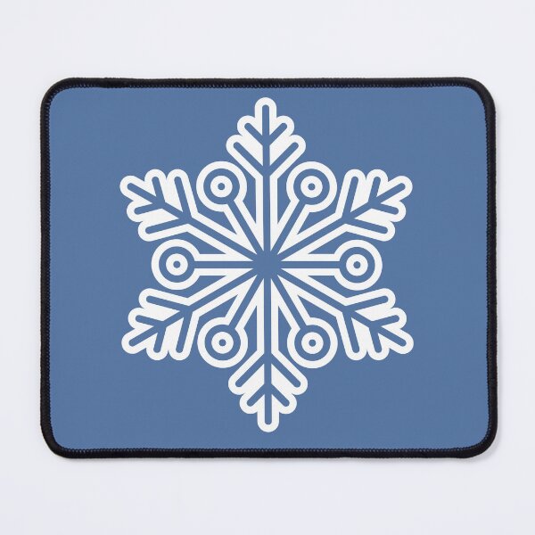 Item preview, Winter Snowflake Muted Dusty Blue Seamless Pattern Art designed and sold by ​Jyoti Digital Artist.