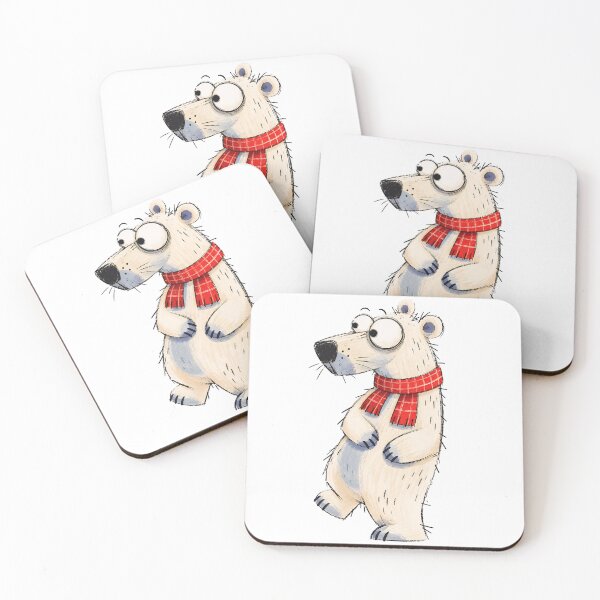 Item preview, Polar Bear in a Short Scarf designed and sold by The-Art-of-D.