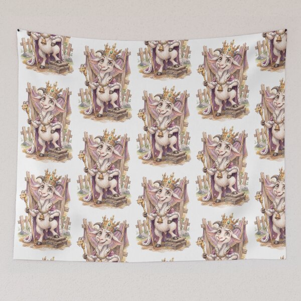 Item preview, Goat king designed and sold by Cowmiow .