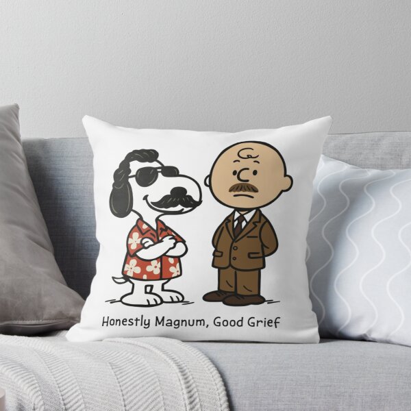 Item preview, Snoopy Magnum PI Retro Cartoon Mashup designed and sold by JoyJohnstonDVM.