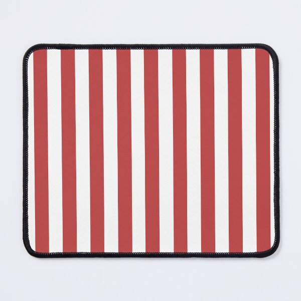 Item preview, Candy stripes in brick red and white designed and sold by RishabhArts1.