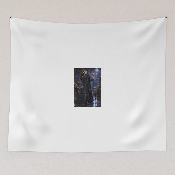 Item preview, Magical Sorceress in Midnight Blue Robes designed and sold by CathryneDelamort.
