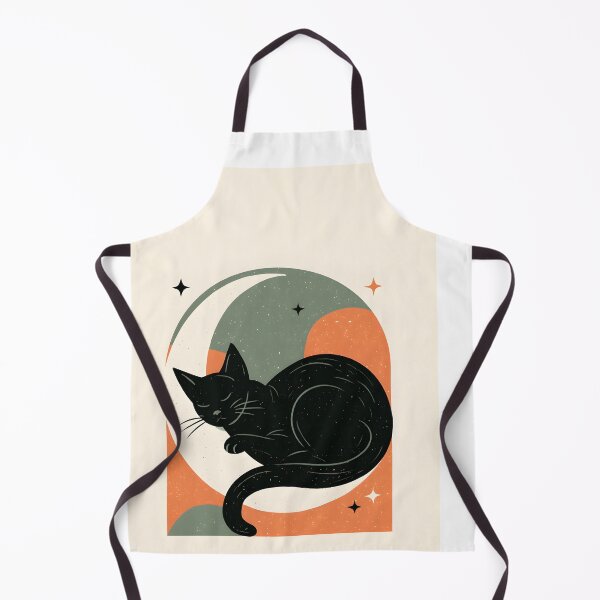 Item preview, Black Cat Sleeping on the Moon designed and sold by Purrista Studio.