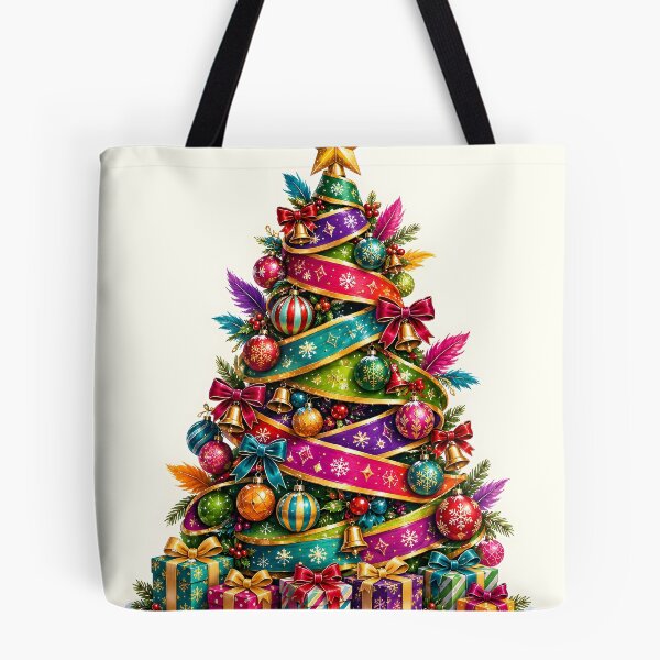 Item preview, Colorful Christmas Tree with Ribbons and Presents designed and sold by Pure Craft.