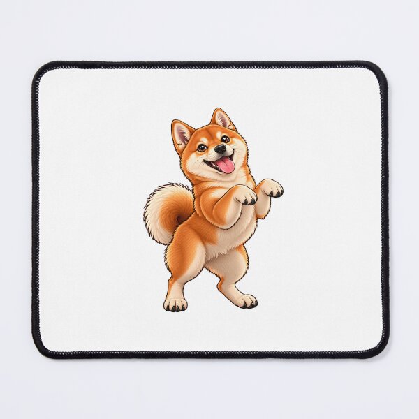 Item preview, Cute Shiba Inu Standing on Hind Legs designed and sold by BerlyArts.