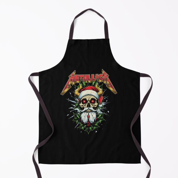 Item preview, Metallica Christmas Heavy Metal Santa Skull designed and sold by FogliaDreamArt.