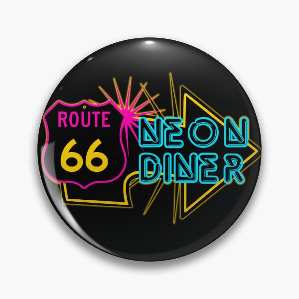 Item preview, Route 66 Neon Diner Glow designed and sold by ShopCNTS.