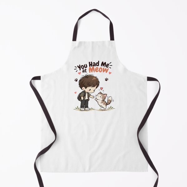 Item preview, You Had Me at Meow – Cute Kawaii Cat Lover Cartoon designed and sold by CRAZZYDOODLES.