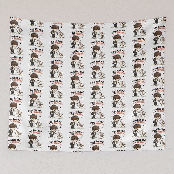 Item preview, You Had Me at Meow – Cute Kawaii Cat Lover Cartoon designed and sold by CRAZZYDOODLES.