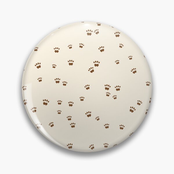 Item preview, Brown Kitty Paws All Over - Cat Paw Pattern designed and sold by TeeheesAndCo.