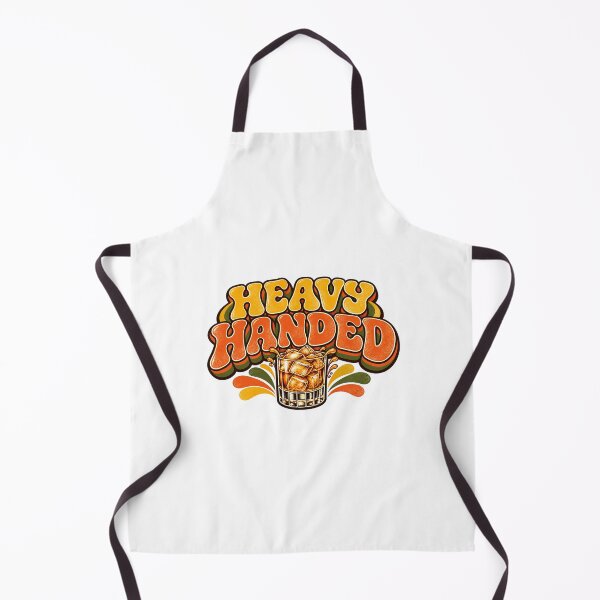 Item preview, Heavy Handed – Funny Retro Cocktail & Bartender Design designed and sold by EastEndTownie.