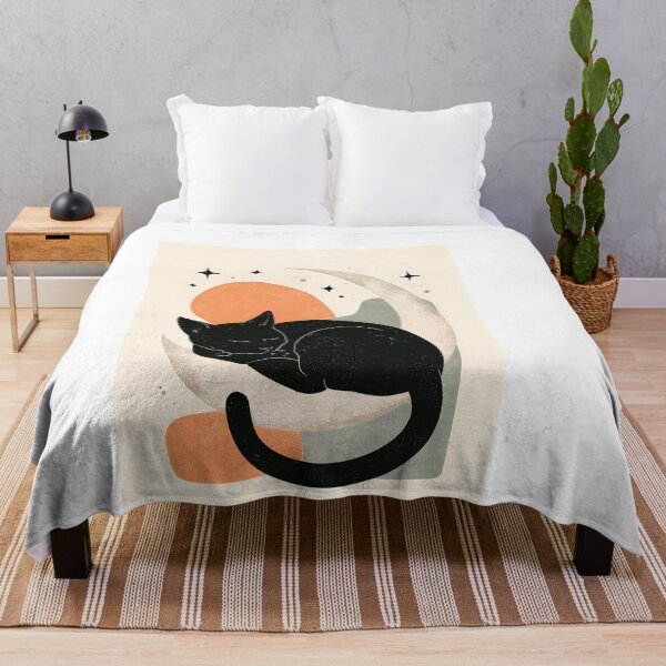 Item preview, Moon Nap Black Cat designed and sold by Purrista Studio.