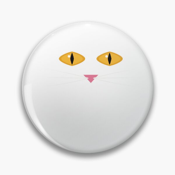 Item preview, Cat Eyes Whiskers Nose - Minimal Black Cat Face designed and sold by TeeheesAndCo.