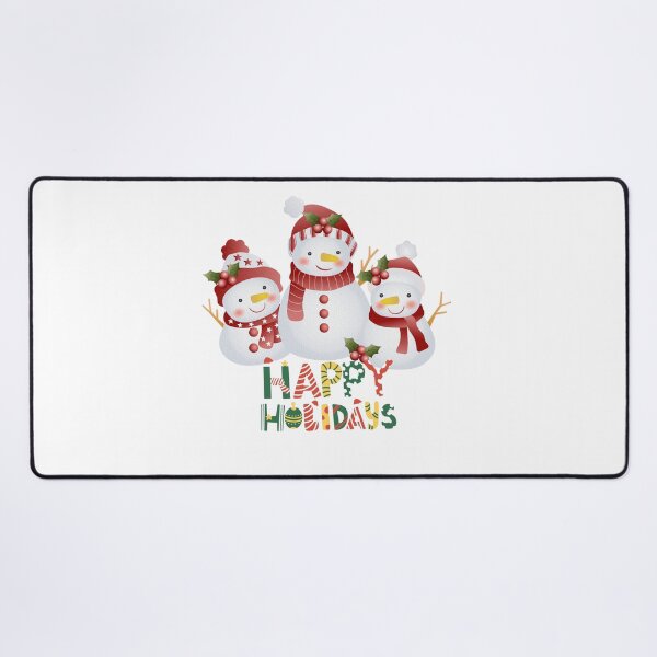 Item preview, Three Snowmen Happy Holidays Christmas Sticker designed and sold by lailakhalaf.