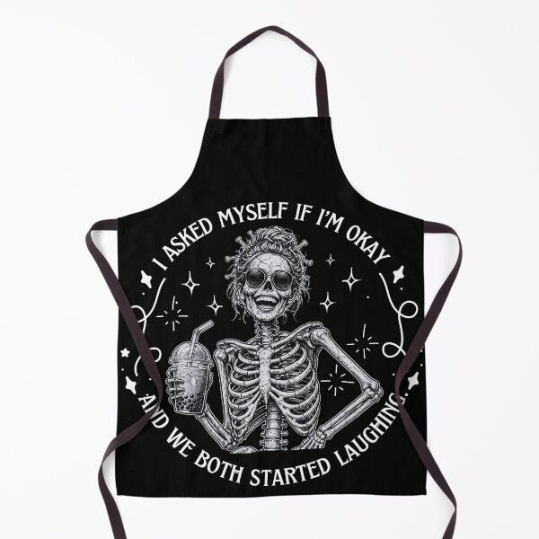 Item preview, I Asked Myself If I'm Okay Skeleton – Dark Humor Vintage Shirt for Skeleton Lovers designed and sold by Teetreasure2.