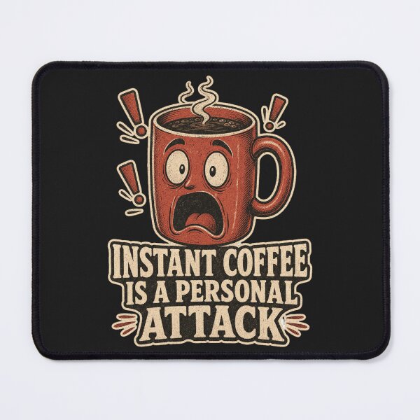 Item preview, Instant Coffee Is A Personal Attack Shirt, Funny Coffee Snob T-Shirt, Coffee Humor Tee, Funny Coffee Gift Shirt, Vintage Coffee Graphic designed and sold by TshirtsLabs.
