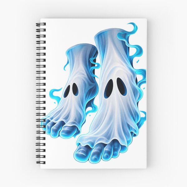 Item preview, Ghost feet blue spooky  designed and sold by urbanshop7.