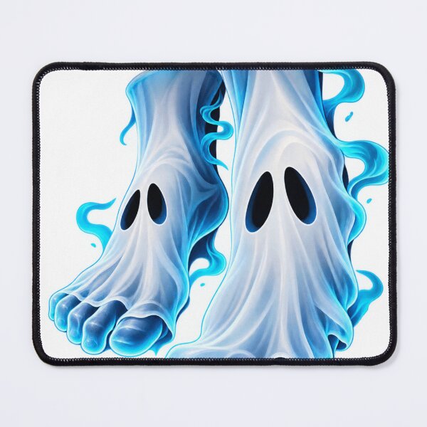 Item preview, Ghost feet blue spooky designed and sold by urbanshop7.