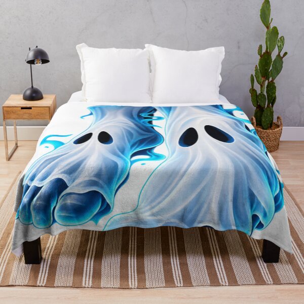 Item preview, Ghost feet blue spooky  designed and sold by urbanshop7.
