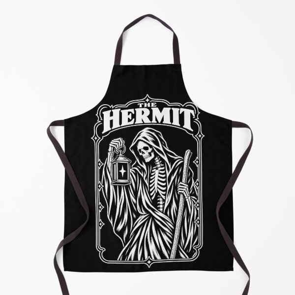 Item preview, The Hermit Skeleton Lantern Tarot Design designed and sold by SteadyRolling.