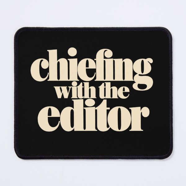 Item preview, Chiefing With the Editor Retro Typography designed and sold by DesignedByDad.