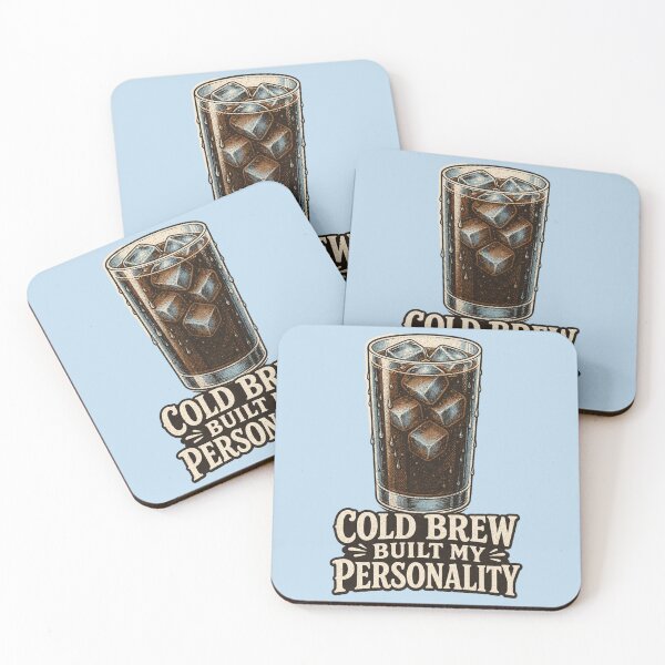 Item preview, Cold Brew Built My Personality Shirt, Funny Coffee Lover T-Shirt, Cold Brew Humor Tee, Funny Coffee Gift Shirt, Vintage Coffee Graphic designed and sold by TshirtsLabs.