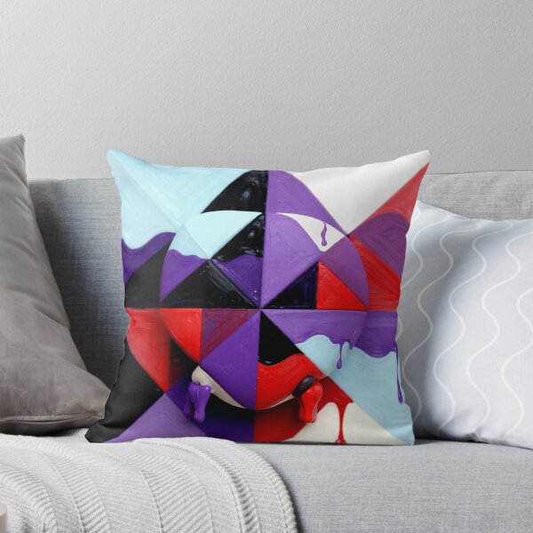 Item preview, melting triangles colorful geometric triangular abstract design designed and sold by SmashingDeals.