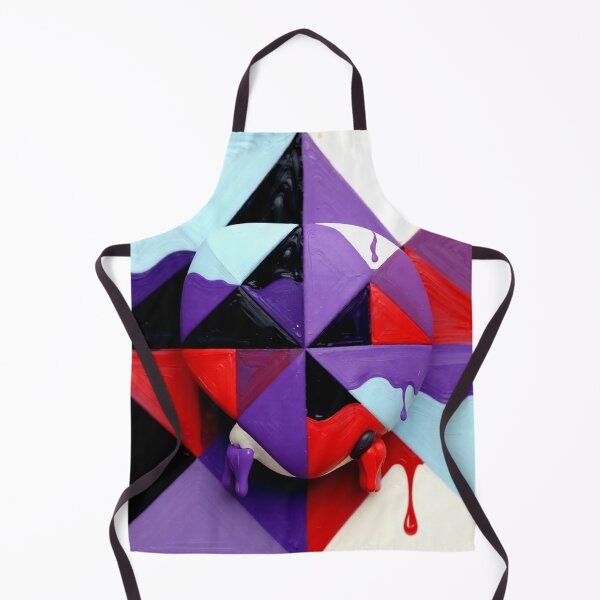 Aperçu de l'œuvre triangles fondants, motif géométrique triangulaire abstrait coloré créée et vendue par SmashingDeals.