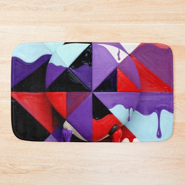 Item preview, melting triangles colorful geometric triangular abstract design designed and sold by SmashingDeals.