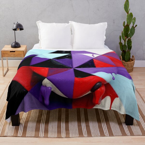 Item preview, melting triangles colorful geometric triangular abstract design designed and sold by SmashingDeals.