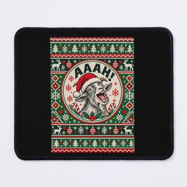 Item preview, Funny Screaming Goat Meme Christmas Ugly Xmas designed and sold by ZACK ART.
