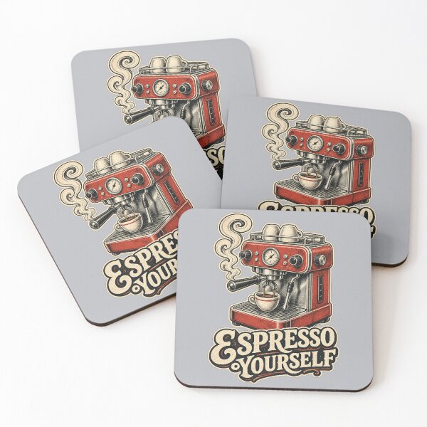 Item preview, Espresso Yourself Shirt, Funny Coffee Lover T-Shirt, Coffee Pun Humor Tee, Funny Coffee Gift Shirt, Vintage Espresso Machine Graphic designed and sold by TshirtsLabs.